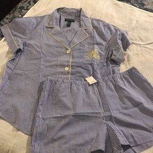 NWT Ralph Lauren Pajama Short Set size XL
